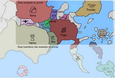 Naruto Shippuden Geografia do Naruto